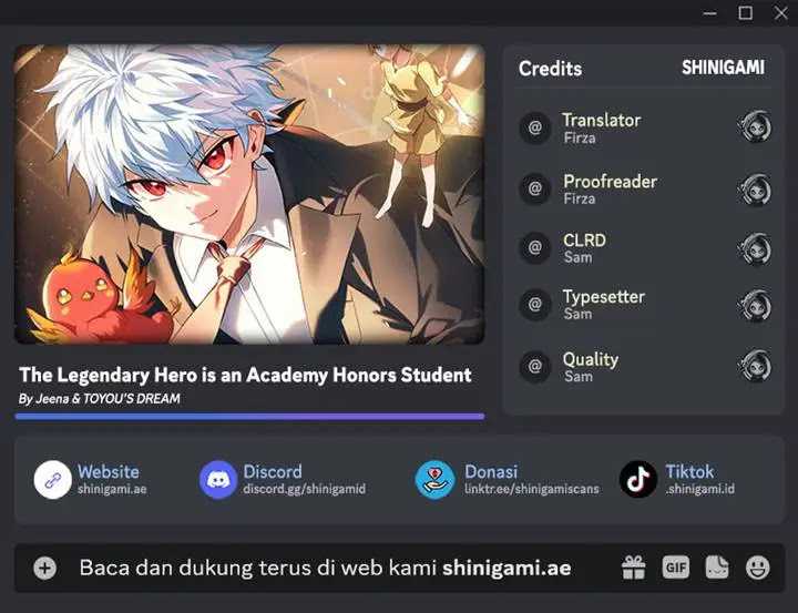The Legendary Hero Is an Academy Honors Student Chapter 07 Gambar 1