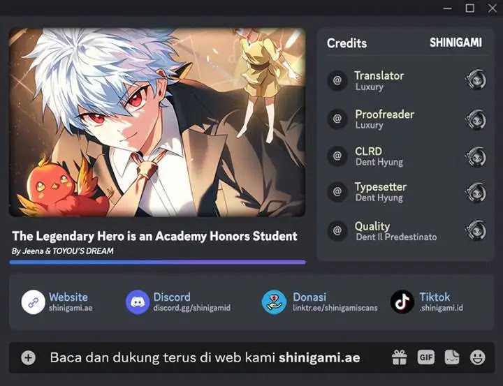 The Legendary Hero Is an Academy Honors Student Chapter 13 Gambar 1
