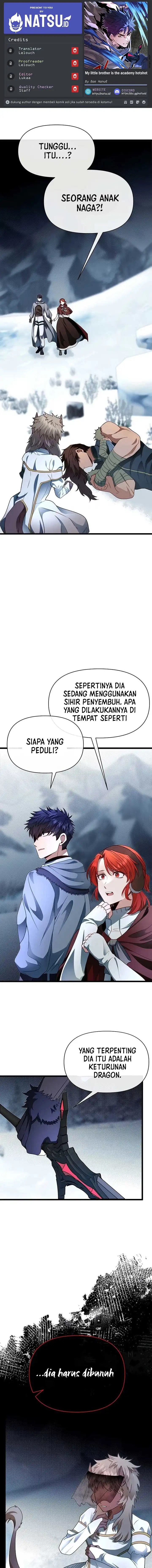 The Little Brother Is the Academy’s Hotshot Chapter 104 Gambar 1