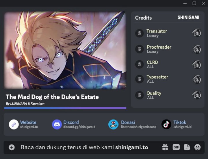The Mad Dog Of The Duke’s Estate Chapter 07 Gambar 1