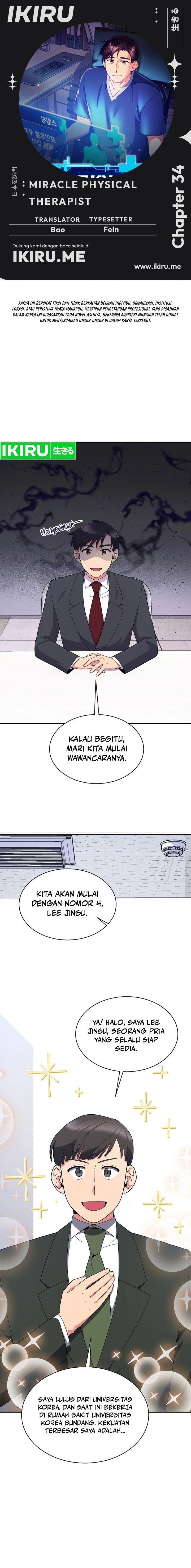The Miraculous Physical Therapist Chapter 34 Gambar 1