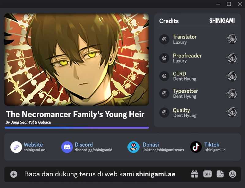 The Necromancer Family’s Young Heir Chapter 01 Gambar 1