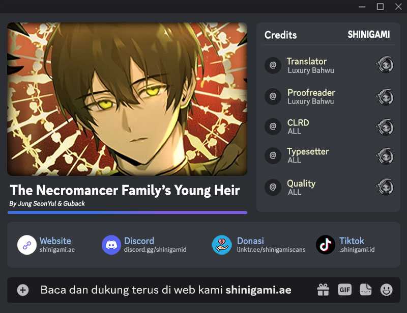 The Necromancer Family’s Young Heir Chapter 14 Gambar 1