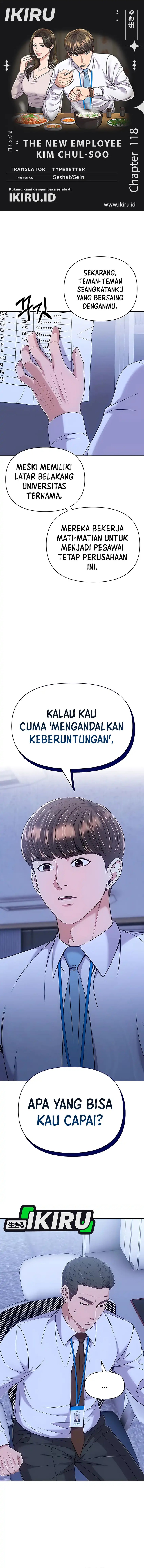 The New Employee Kim Chul-Soo Chapter 118 Gambar 1
