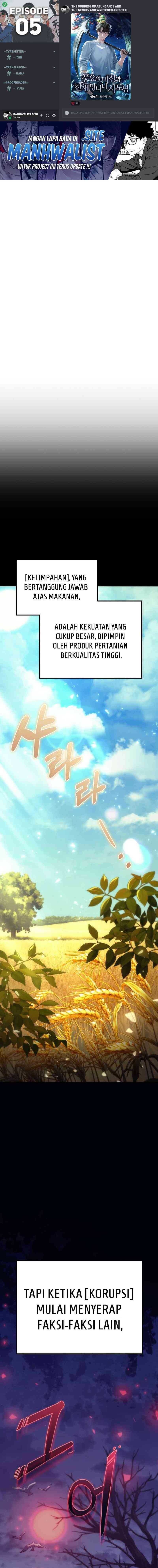 The Rebellious Apostle of the Harvest Goddess Chapter 05 Gambar 1