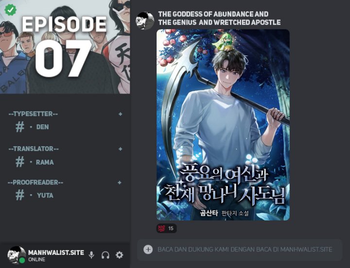 The Rebellious Apostle of the Harvest Goddess Chapter 07 Gambar 1