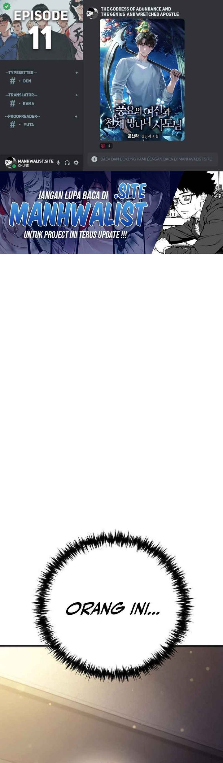 The Rebellious Apostle of the Harvest Goddess Chapter 11 Gambar 1