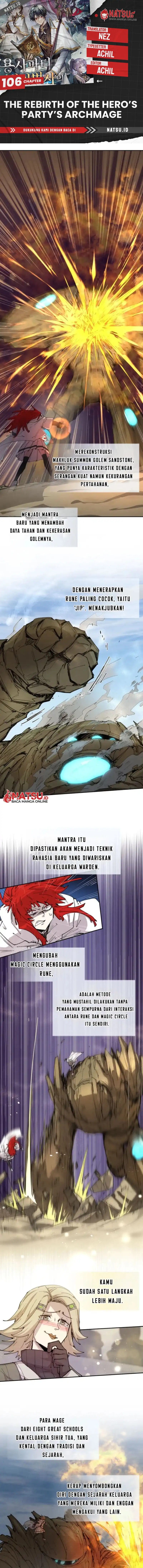 The Rebirth of the Hero’s Party’s Archmage Chapter 106 Gambar 1