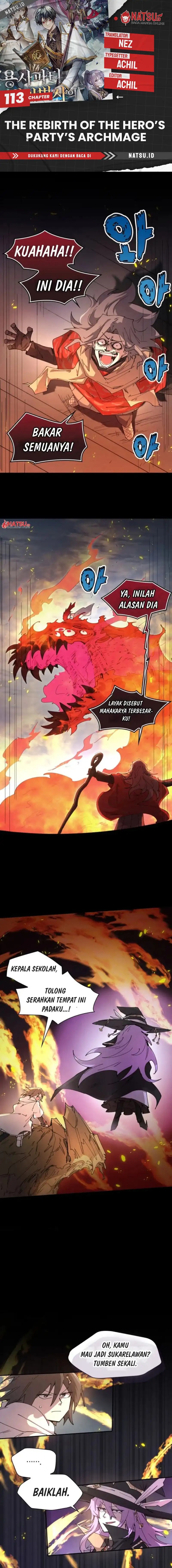 The Rebirth of the Hero’s Party’s Archmage Chapter 113 Gambar 1