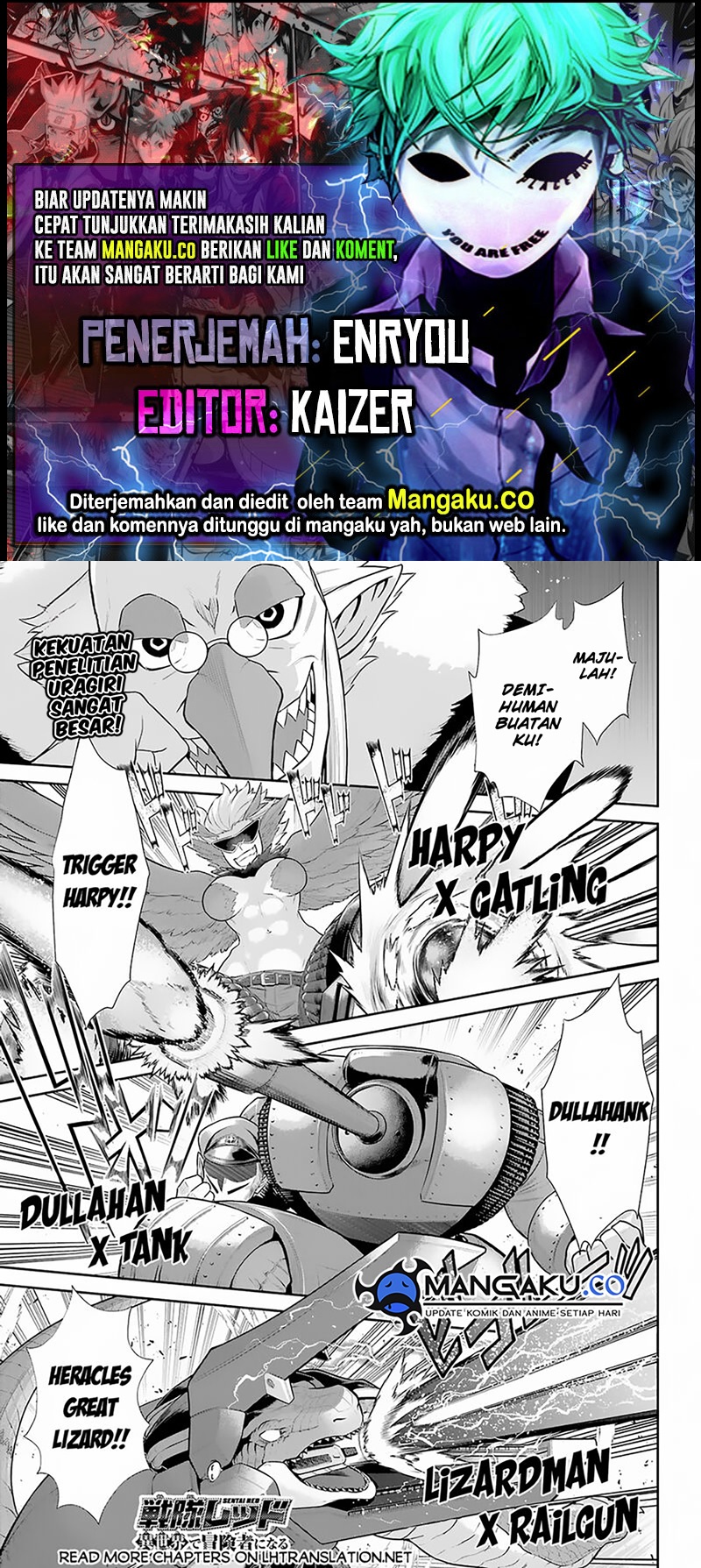The Red Ranger Becomes an Adventurer in Another World Chapter 28.1 Gambar 1