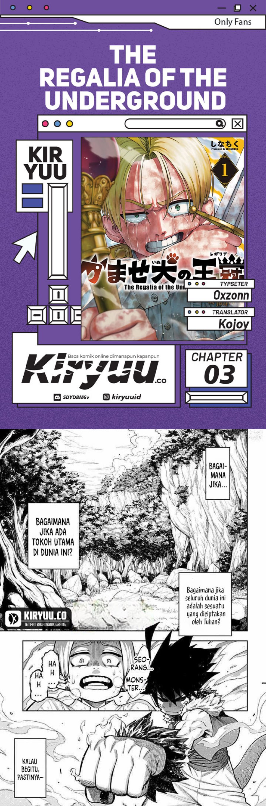 The Regalia of the Underdog Chapter 03 Gambar 1