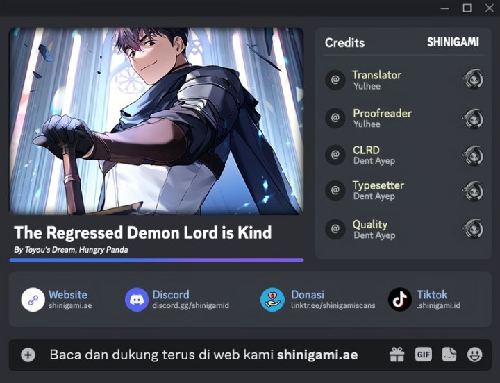 The Regressed Demon Lord Is Kind Chapter 53 Gambar 1