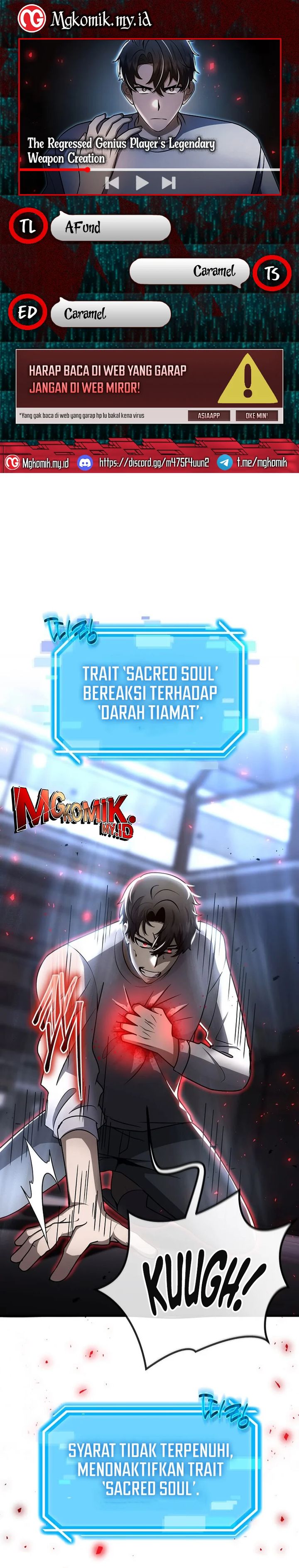 The Regressed Genius Player’s Legendary Weapon Creation Chapter 47 Gambar 1