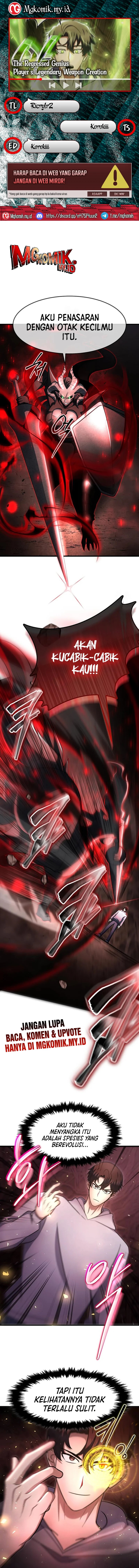 The Regressed Genius Player’s Legendary Weapon Creation Chapter 58 Gambar 1