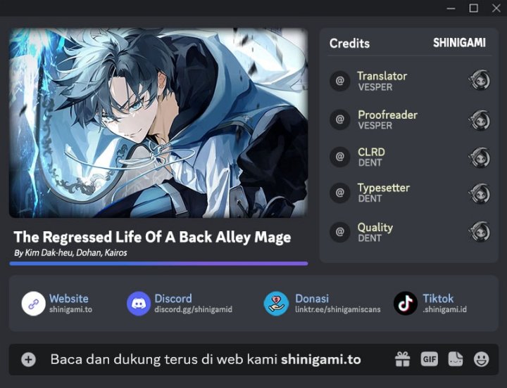 The Regressed Life Of A Back Alley Mage Chapter 07 Gambar 1