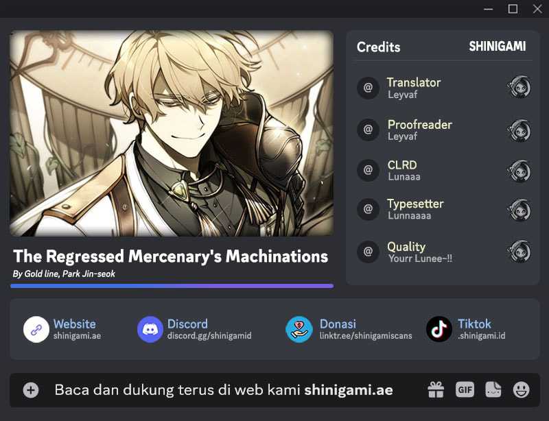 The Regressed Mercenary’s Machinations Chapter 34 Gambar 1