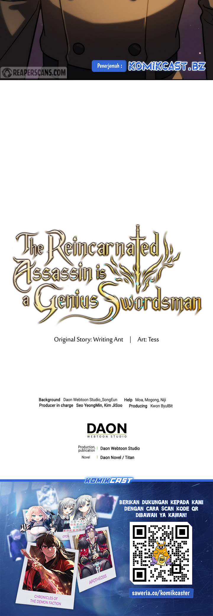 The Reincarnated Assassin is a Genius Swordsman Chapter 45 Gambar 41