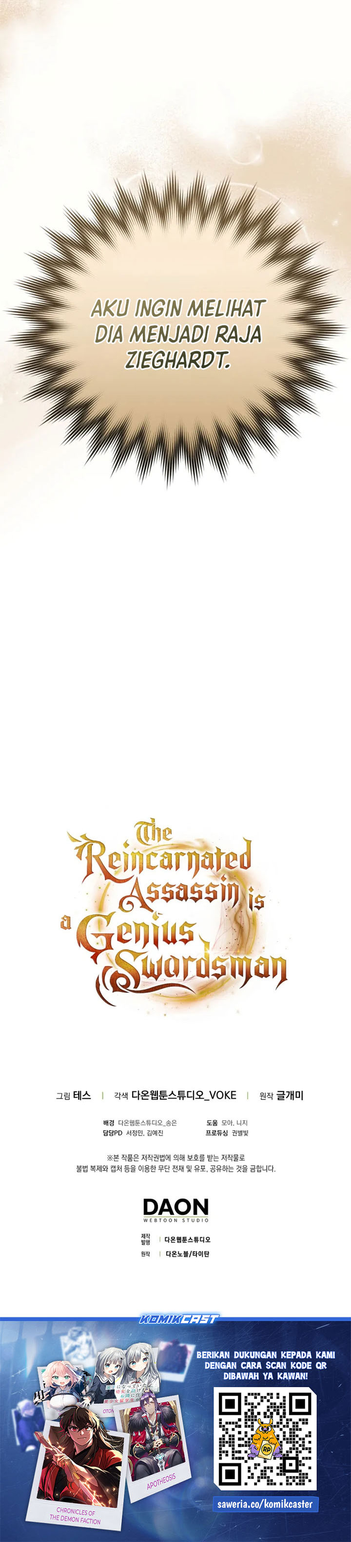 The Reincarnated Assassin is a Genius Swordsman Chapter 50 Gambar 41