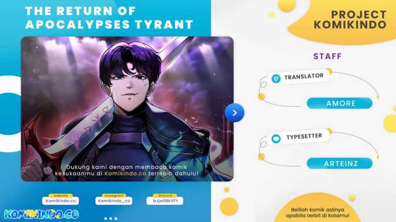 The Return Of Apocalypses Tyrant Chapter 32 Gambar 1