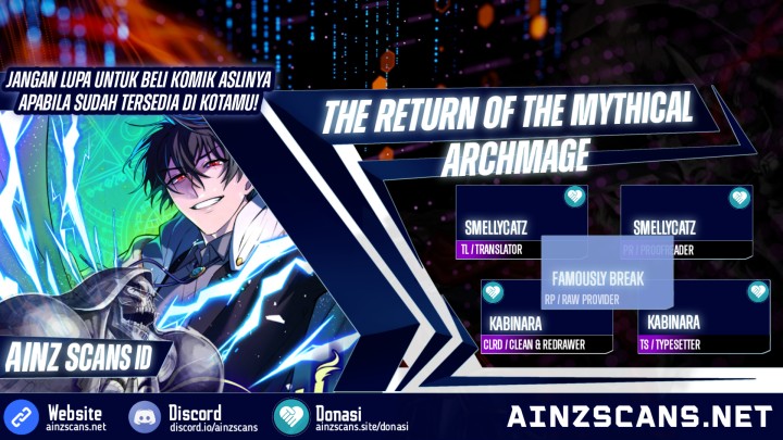 The Return of the Mythical Archmage (The Reincarnation of the Great Mage in Myth) Chapter 01 Gambar 1