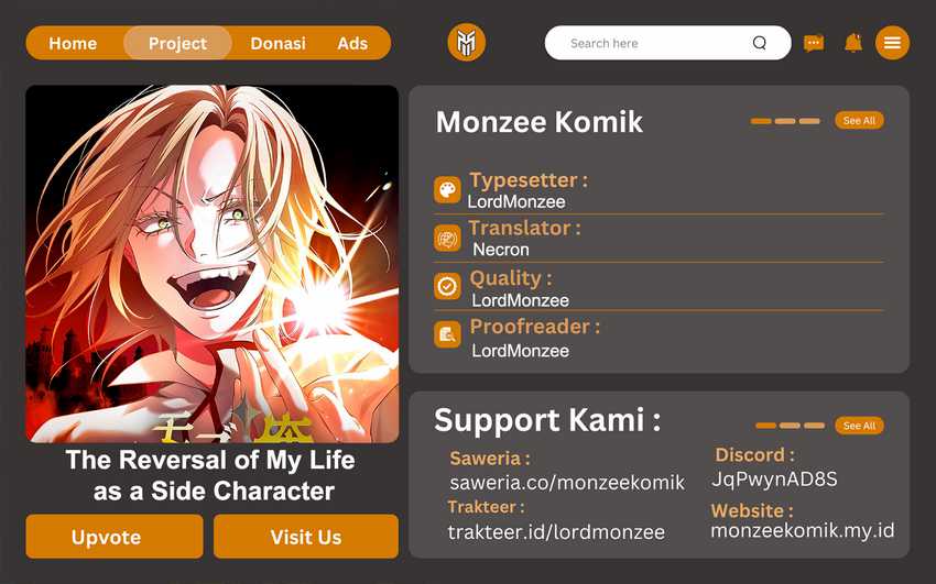 The Reversal of My Life as a Side Character Chapter 28 Gambar 1