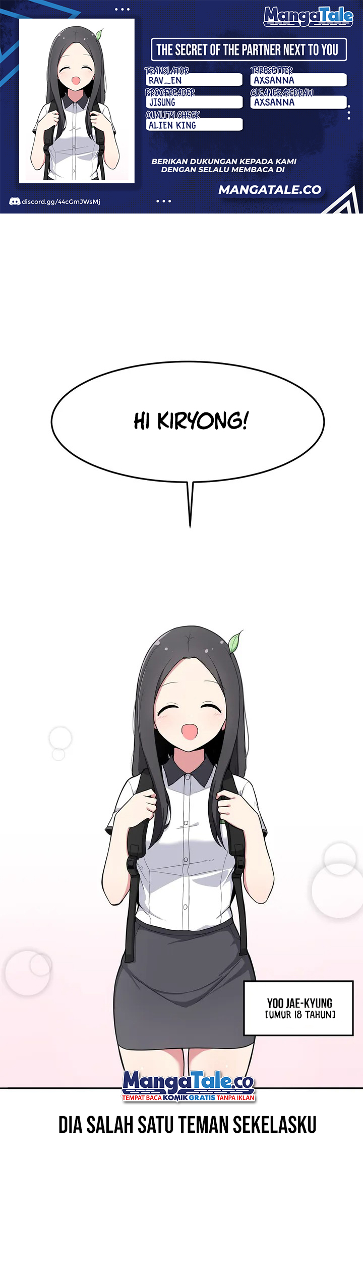 The Secret of the Partner Next to You Chapter 01 Gambar 1