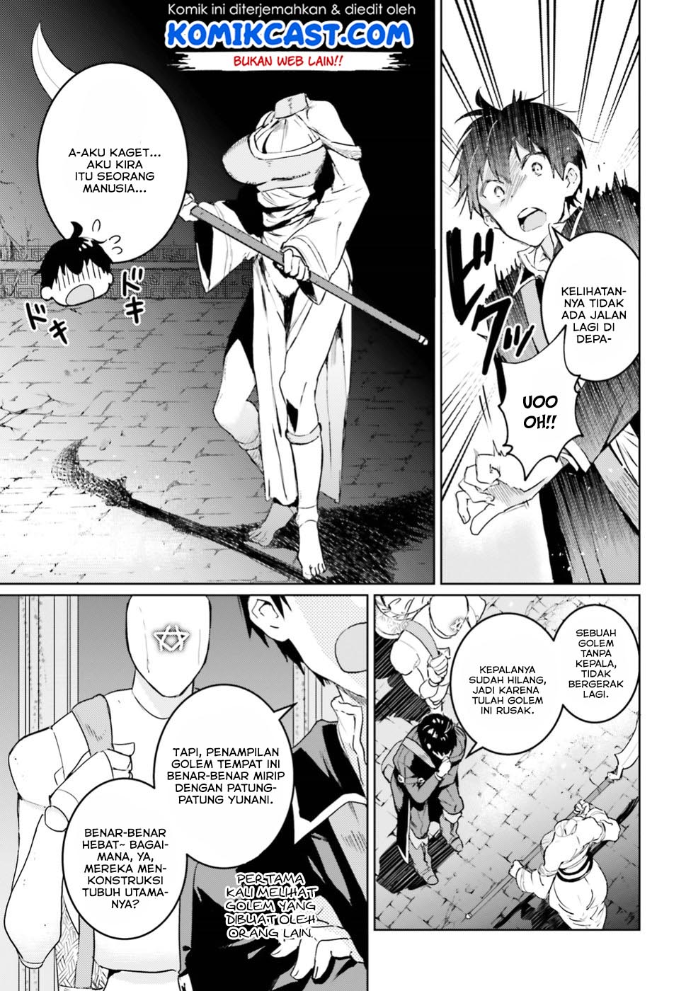 The Sorcerer King of Destruction and the Golem of the Barbarian Queen Chapter 06 Gambar 13