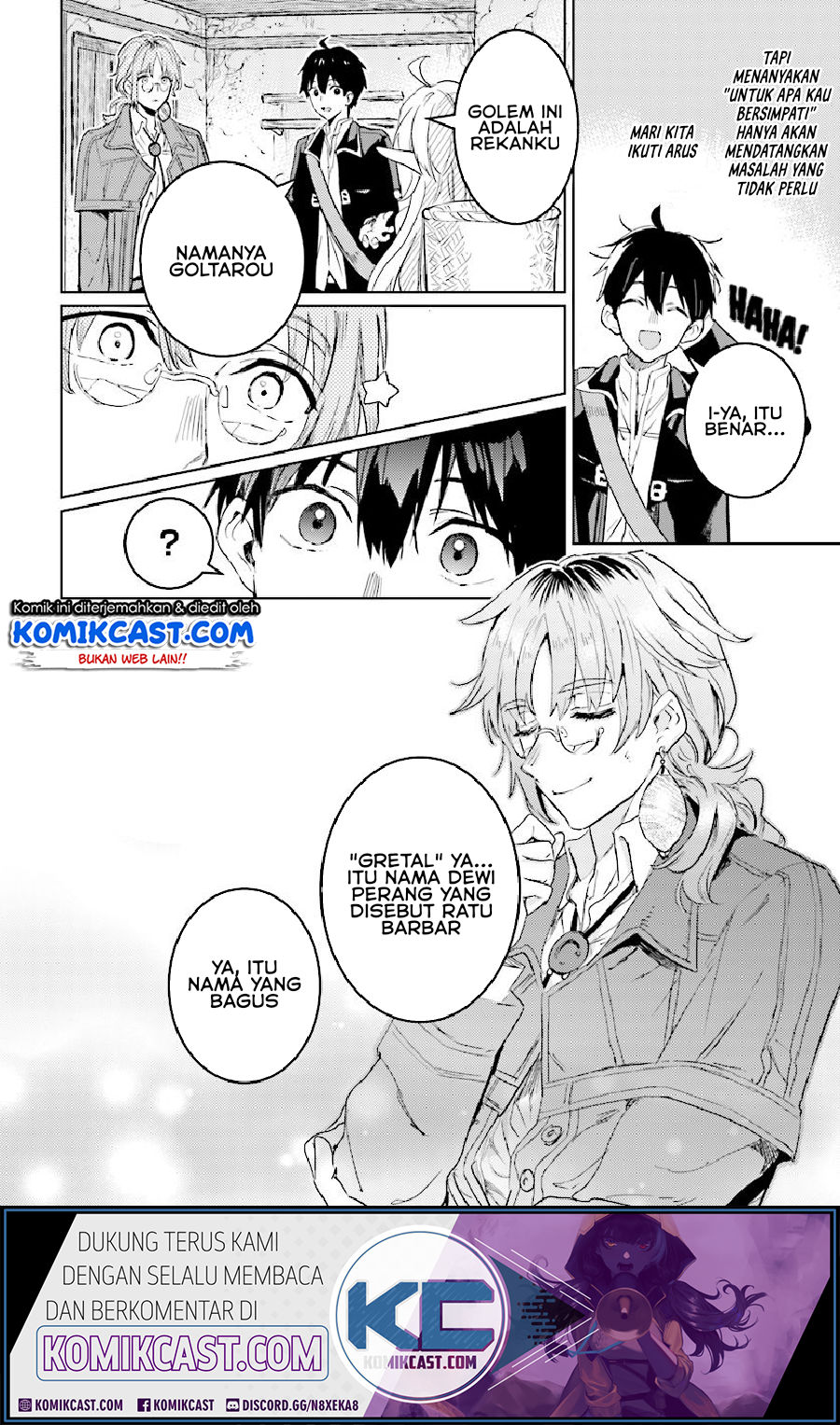 The Sorcerer King of Destruction and the Golem of the Barbarian Queen Chapter 08.1 Gambar 11