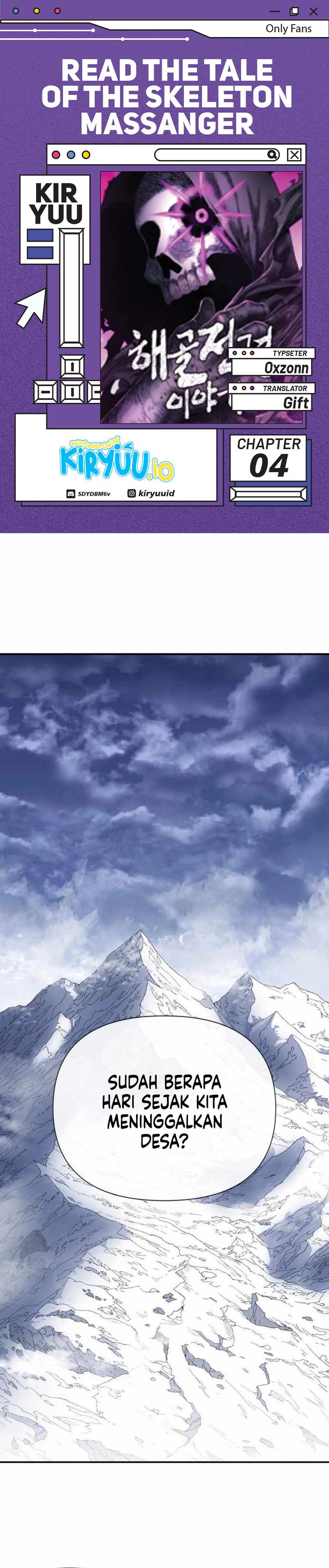 The Tale of the Skeleton Messenger Chapter 04 Gambar 1
