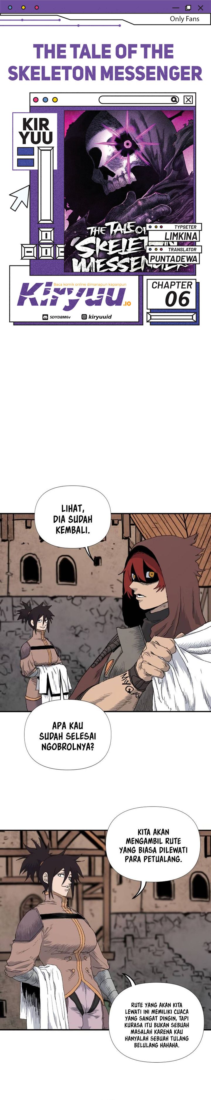 The Tale of the Skeleton Messenger Chapter 06 Gambar 1