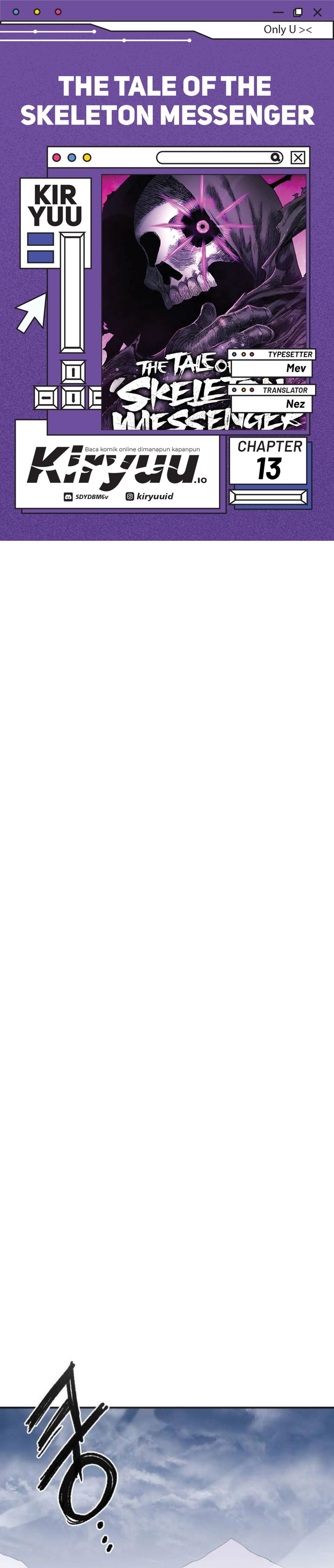 The Tale of the Skeleton Messenger Chapter 13 Gambar 1