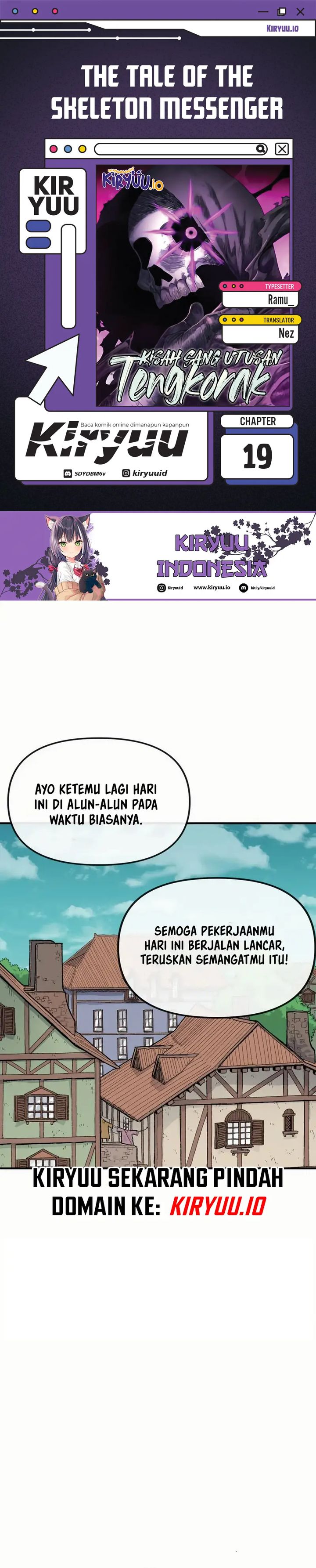 The Tale of the Skeleton Messenger Chapter 19 Gambar 1