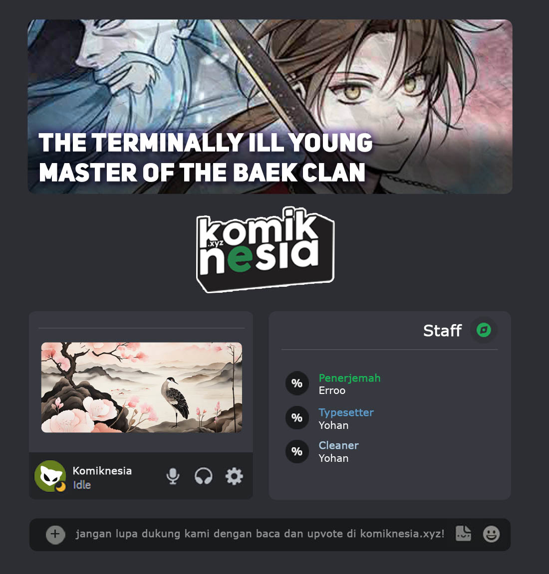 The Terminally Ill Young Master of the Baek Clan Chapter 38 Gambar 1