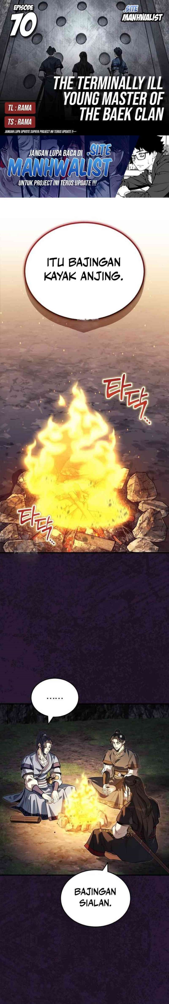 The Terminally Ill Young Master of the Baek Clan Chapter 70 Gambar 1