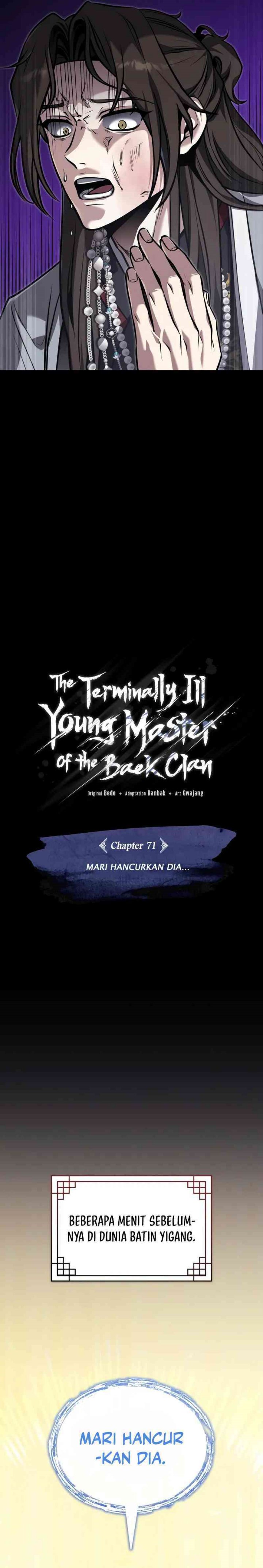The Terminally Ill Young Master of the Baek Clan Chapter 71 Gambar 16