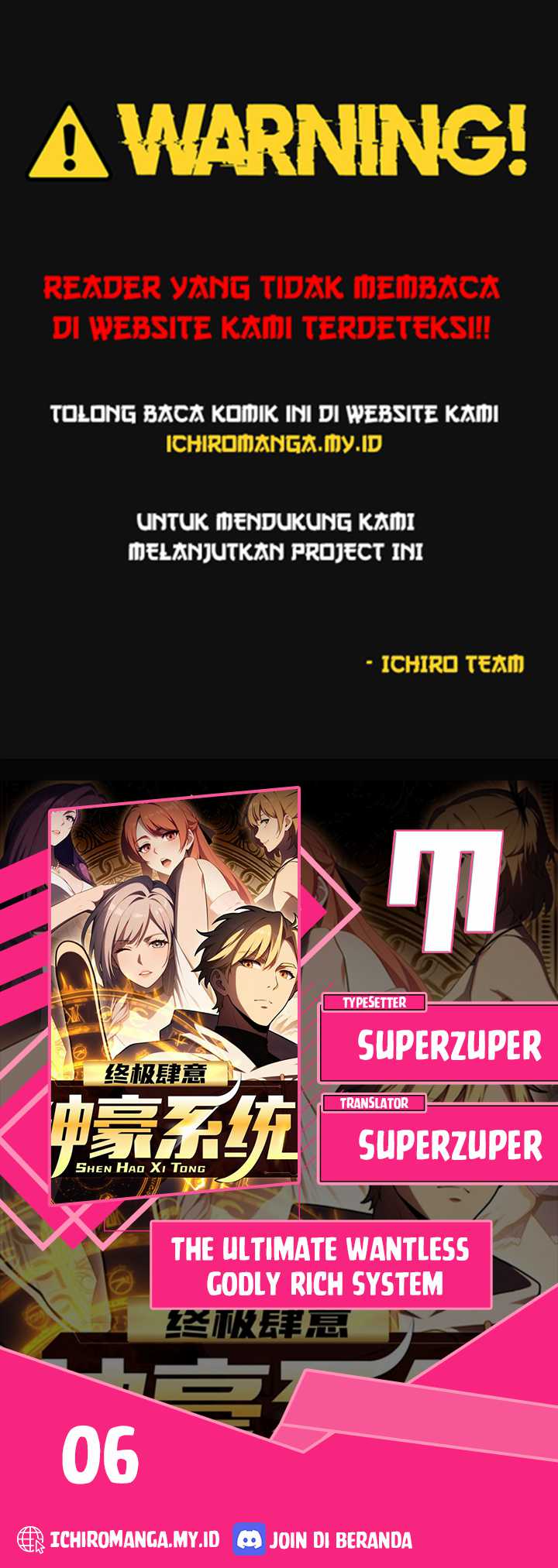 The Ultimate Wantless Godly Rich System Chapter 06 Gambar 1