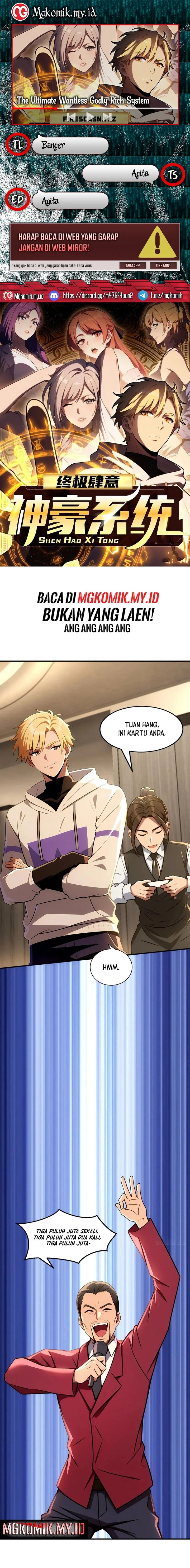 The Ultimate Wantless Godly Rich System Chapter 34 Gambar 1