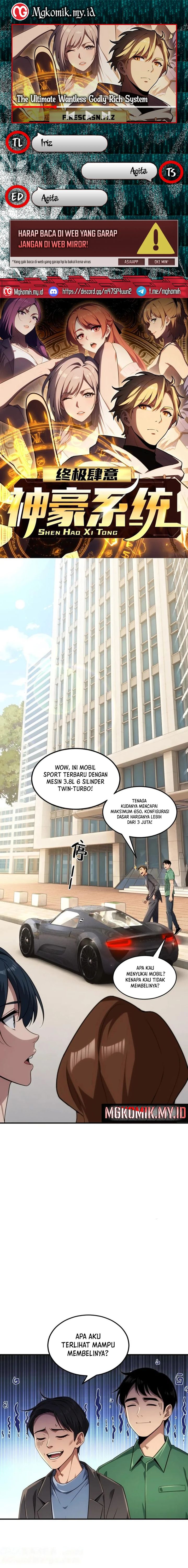 The Ultimate Wantless Godly Rich System Chapter 36 Gambar 1