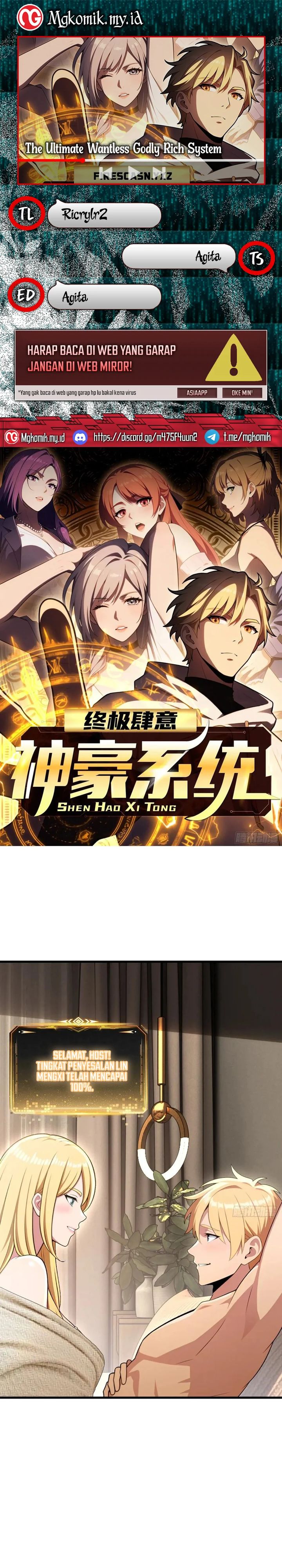 The Ultimate Wantless Godly Rich System Chapter 53 Gambar 1