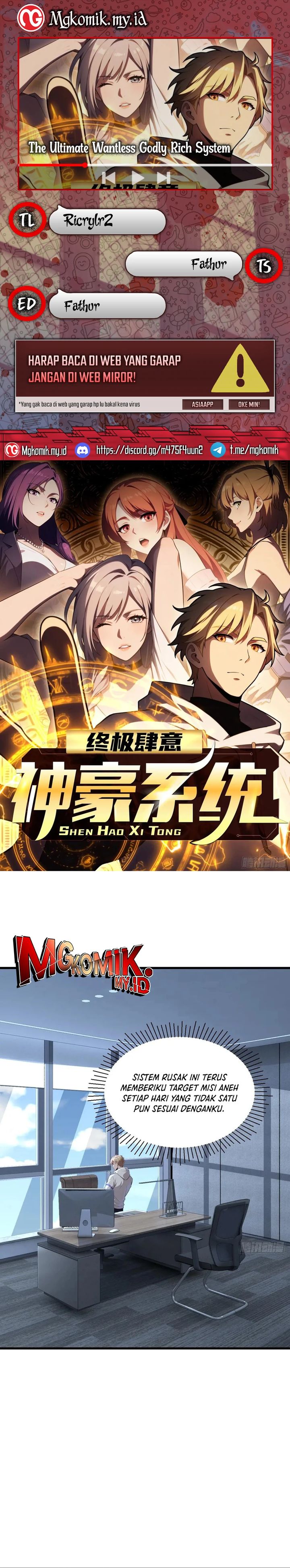 The Ultimate Wantless Godly Rich System Chapter 54 Gambar 1