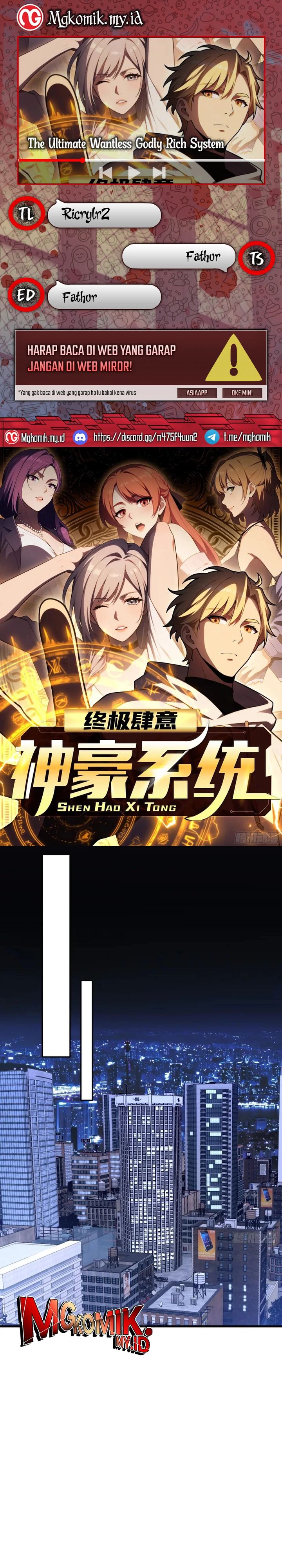 The Ultimate Wantless Godly Rich System Chapter 55 Gambar 1