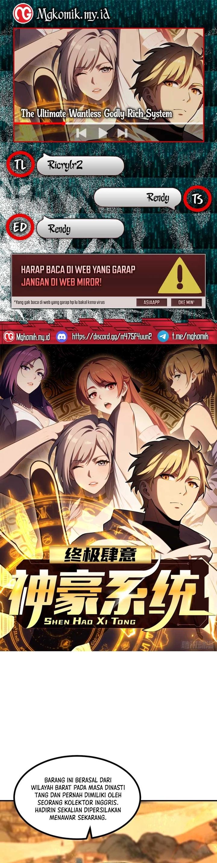 The Ultimate Wantless Godly Rich System Chapter 69 Gambar 1