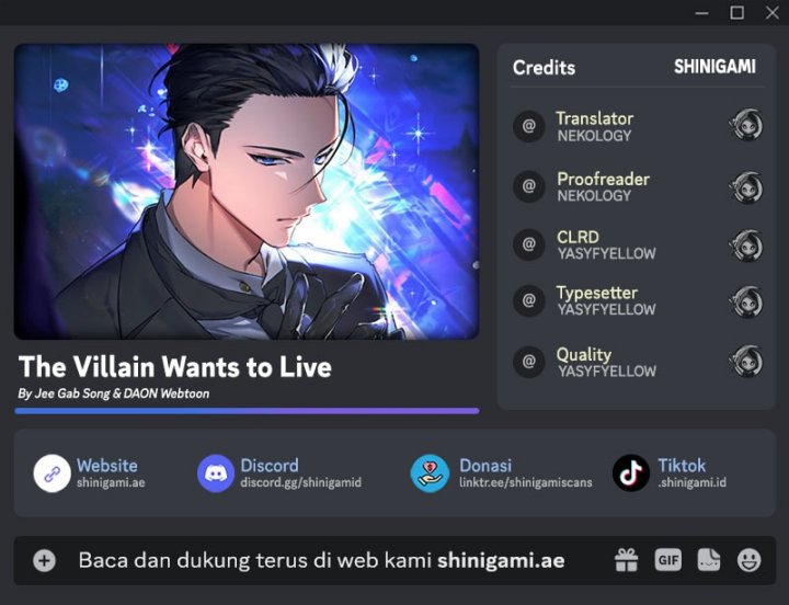 The Villain Wants To Live Chapter 35 Gambar 1