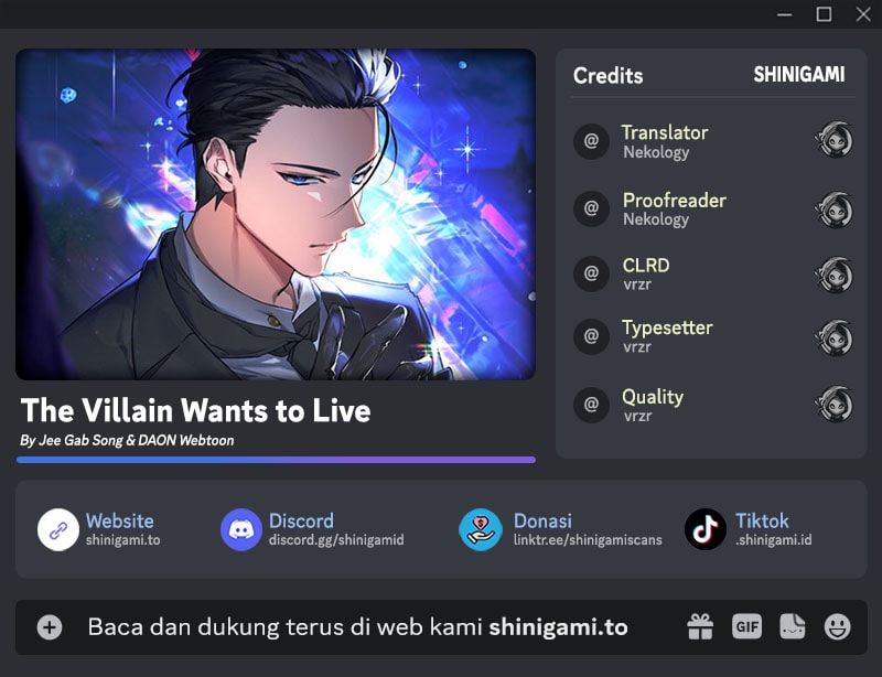 The Villain Wants To Live Chapter 40 Gambar 1