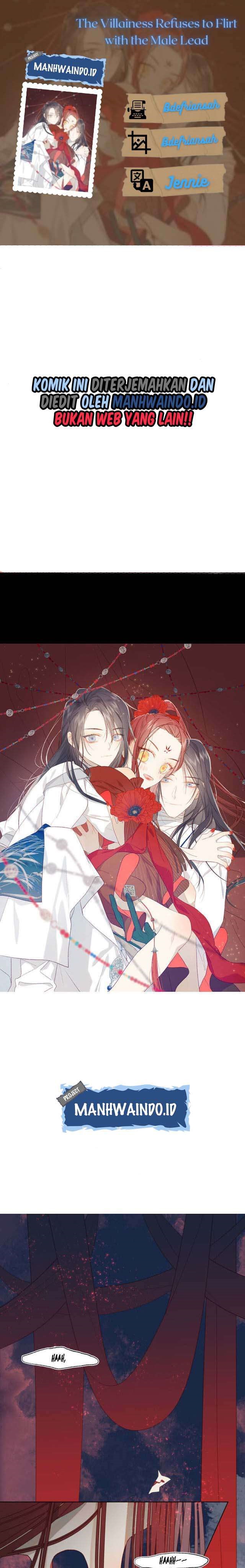 The Villainess Refuses to Flirt with the Male Lead Chapter 01 Gambar 1