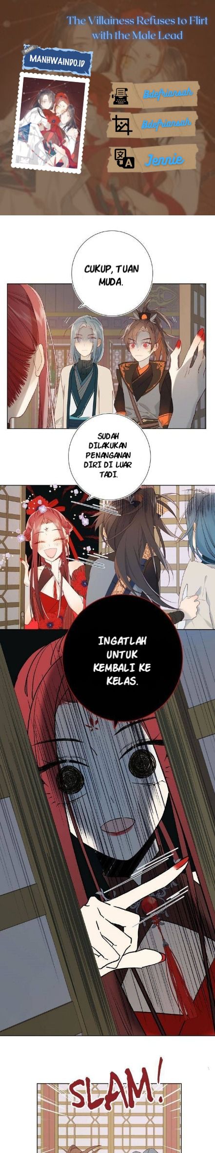 The Villainess Refuses to Flirt with the Male Lead Chapter 11 Gambar 1