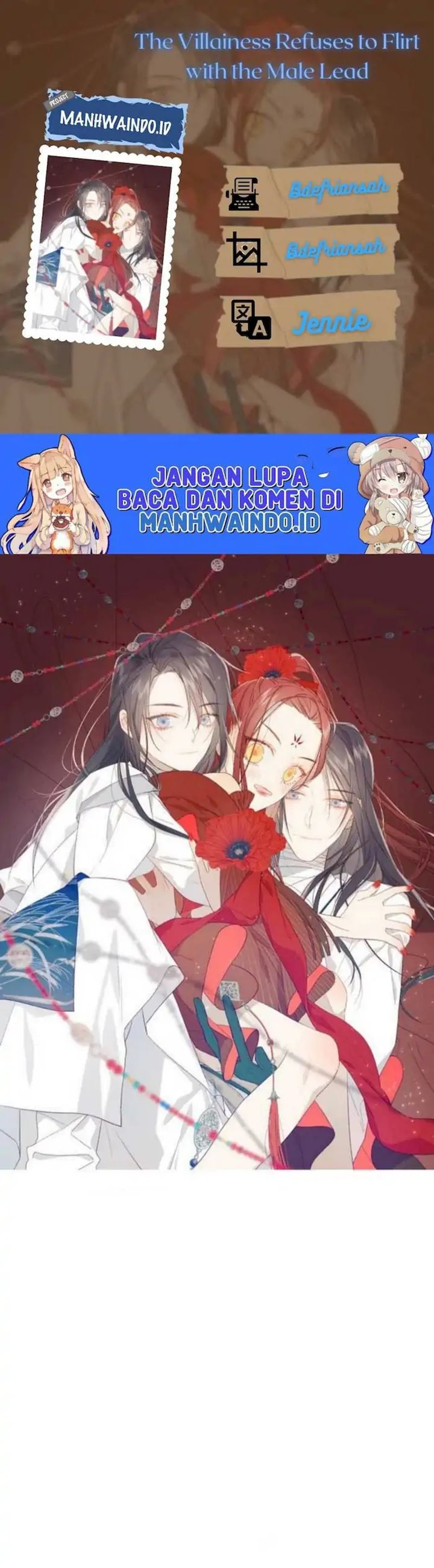 The Villainess Refuses to Flirt with the Male Lead Chapter 28 Gambar 1