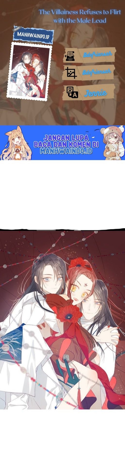 The Villainess Refuses to Flirt with the Male Lead Chapter 41 Gambar 1