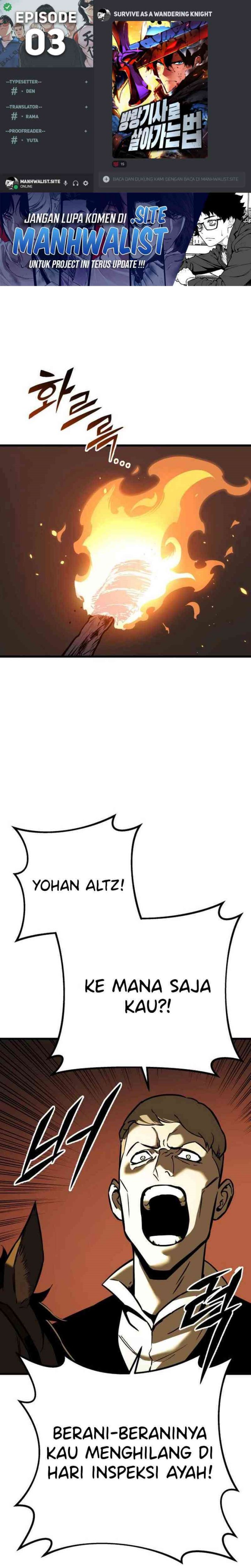 The Wandering Knight’s Survival Manual Chapter 03 Gambar 1