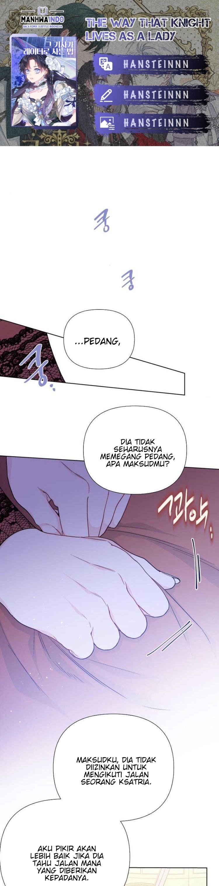 The Way That Knight Lives As a Lady Chapter 44 Gambar 1